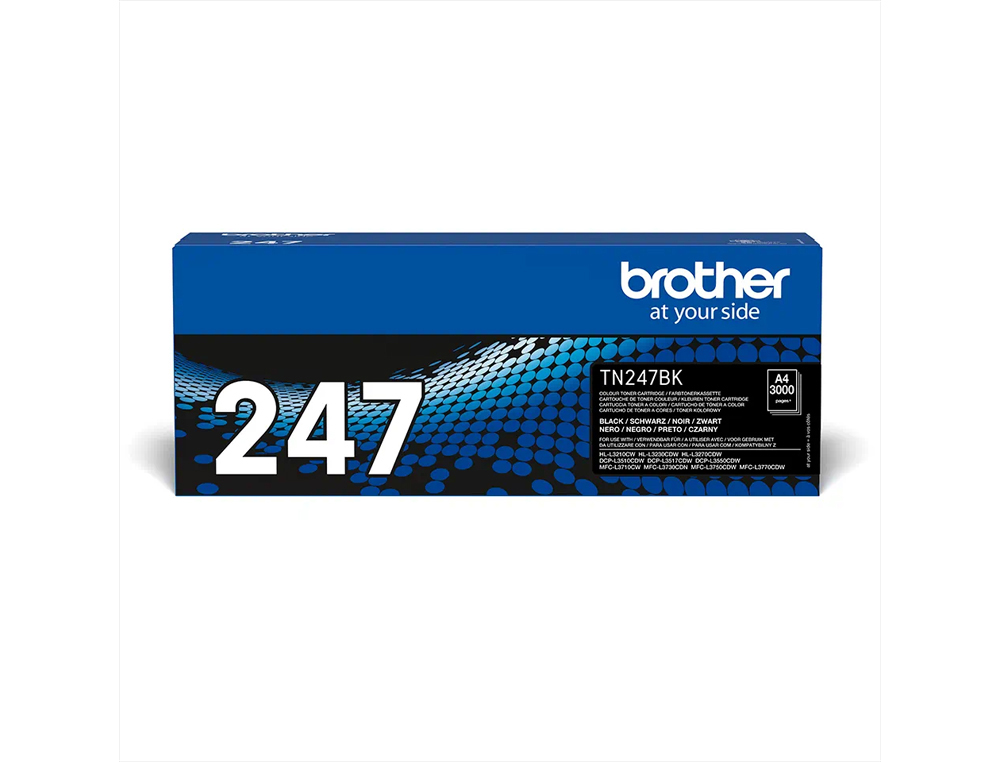 TONER BROTHER TN247BK DCP-L3510CDW/HL-L3270CDW/MFC-L3710CW NOIR 3000 PAG