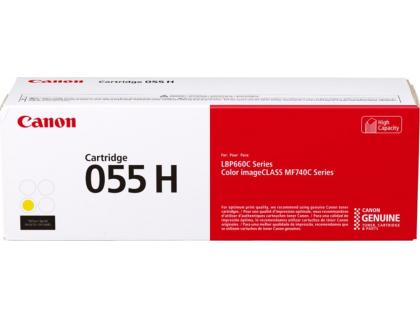 TONER CANON 055H HC COULEUR JAUNE 5900 PAG