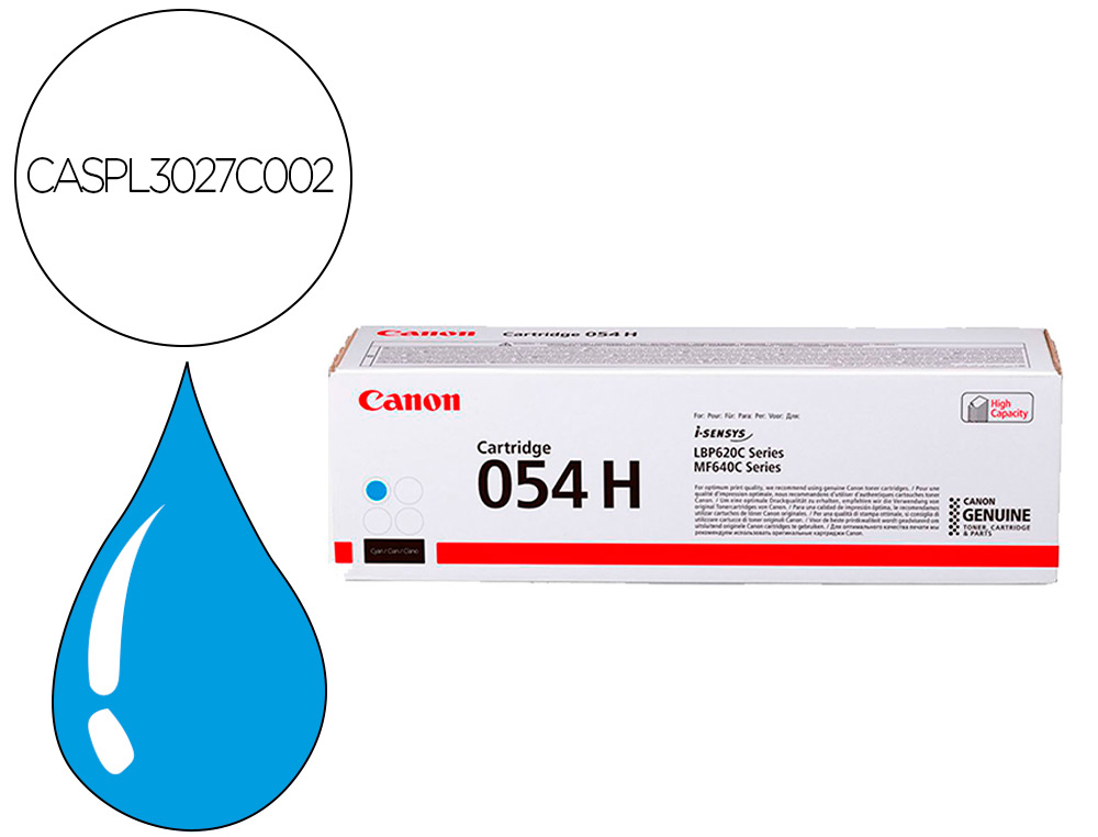 CARTOUCHE LASER CANON 054H CY 2300P