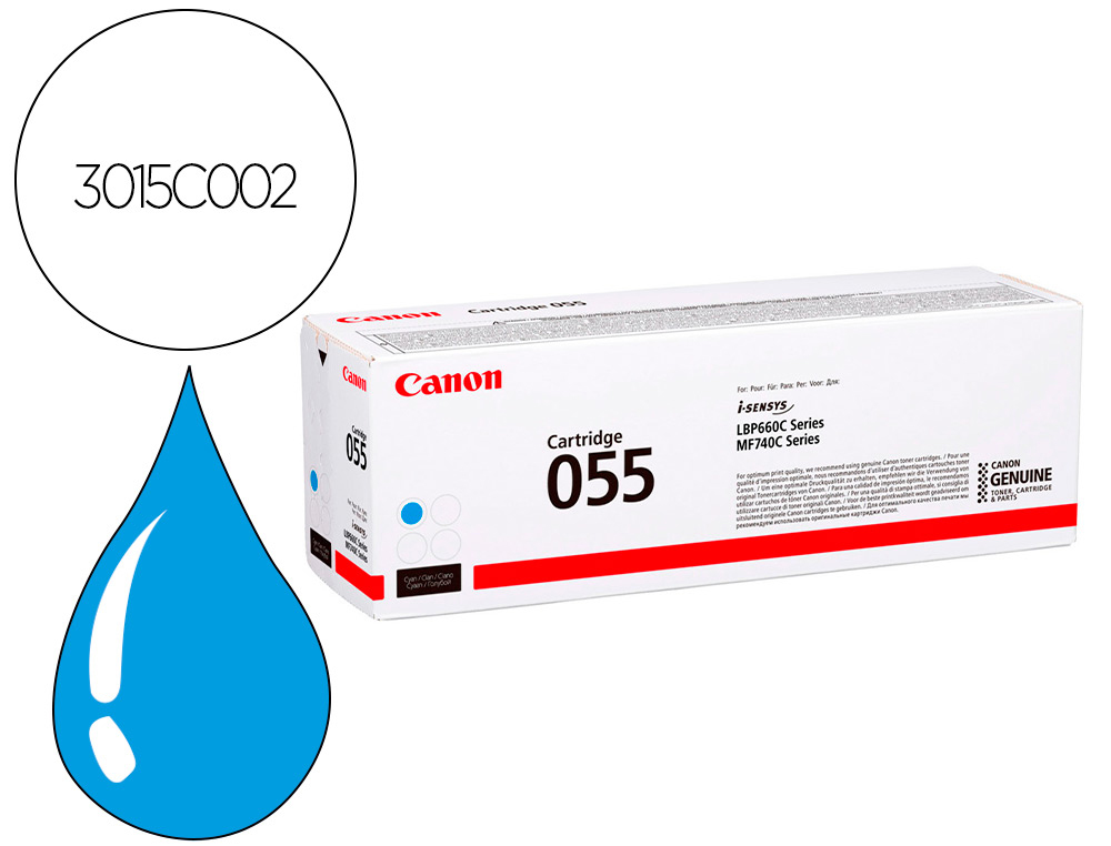 TONER CANON 3015C002 TONER 055 CYAN