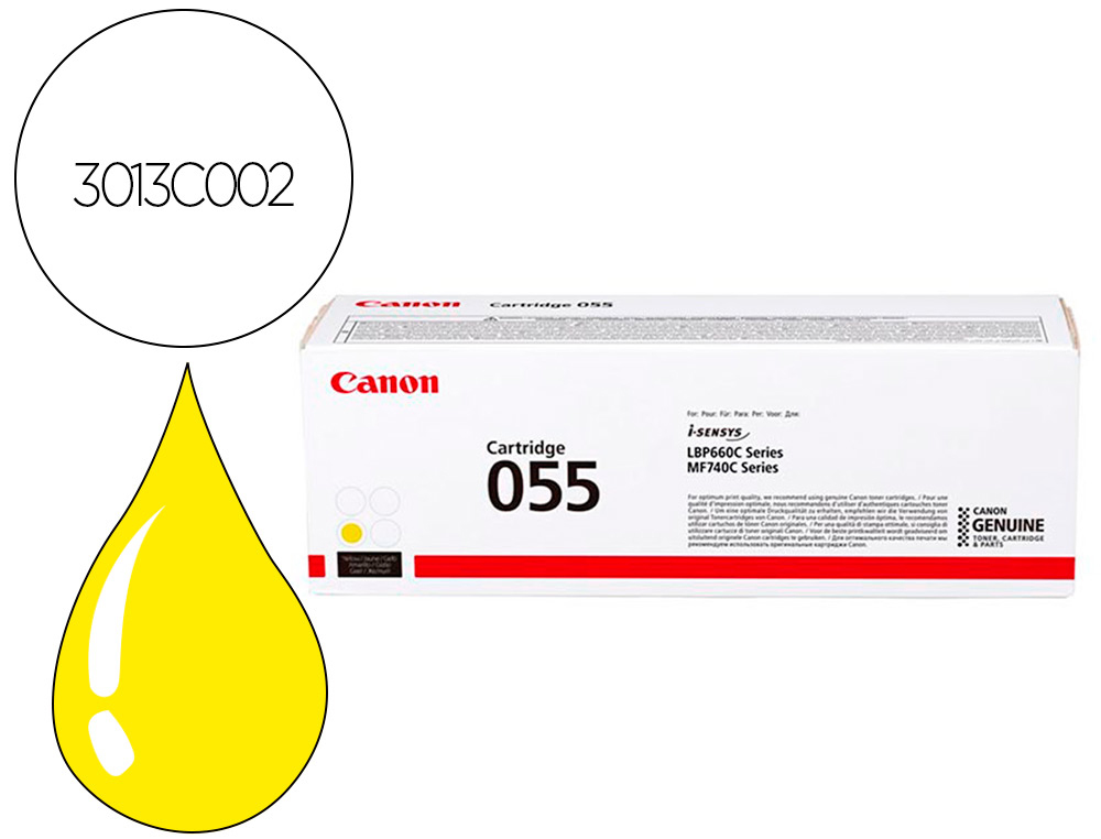 TONER CANON 3013C002 TONER 055 JAUNE