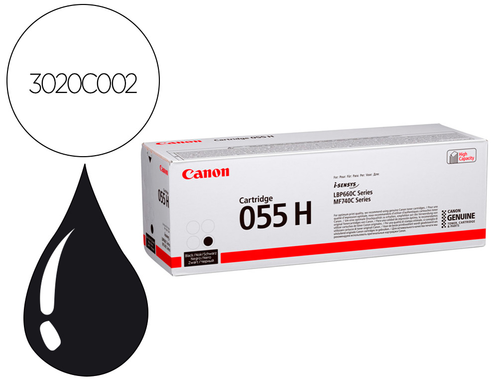 TONER CANON 3020C002 TONER 055 H NOIR