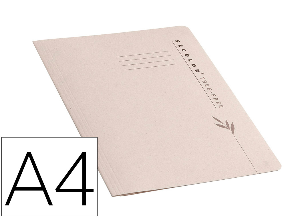CHEMISE TARIFOLD A LAMELLE SECOLOR TREE FREE NEUTRE A4   SACHET DE 10