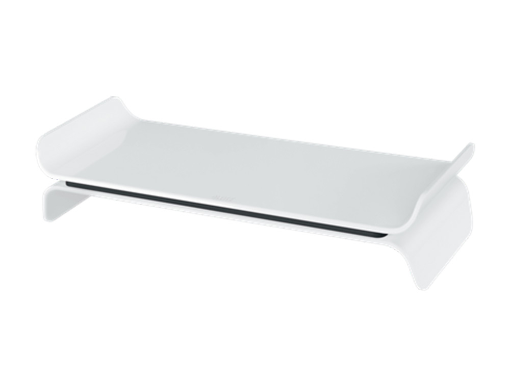 SUPPORT POUR ECRAN LEITZ WOW ERGONOMIQUE 2 POSITIONS GRIS CLAIR
