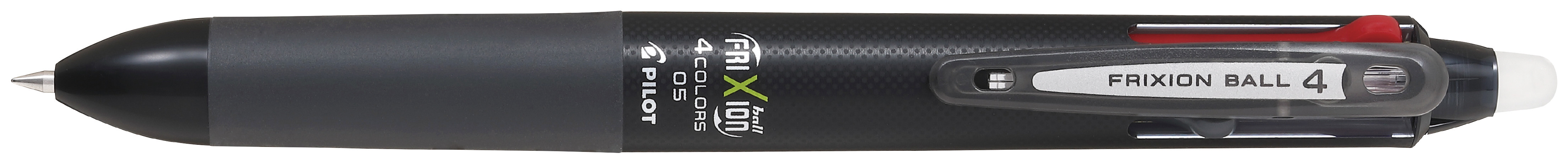 ROLLER PILOT FRIXION BALL 4 COLORS ENCRE GEL POINTE FINE  COLORIS NOIR