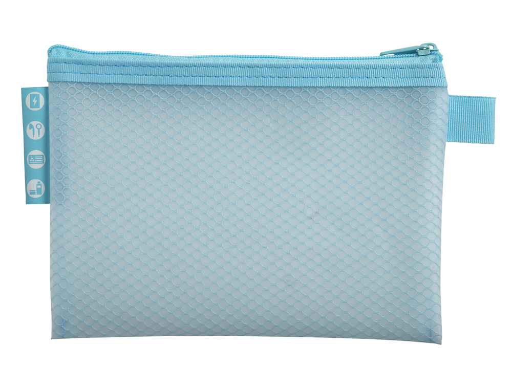 POCHETTE ZIP EXACOMPTA EVA A6 CHROMALINE COLORIS PASTEL     ASSORTIS