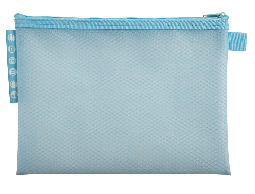 POCHETTE ZIP EXACOMPTA EVA A5 CHROMALINE COLORIS PASTEL     ASSORTIS