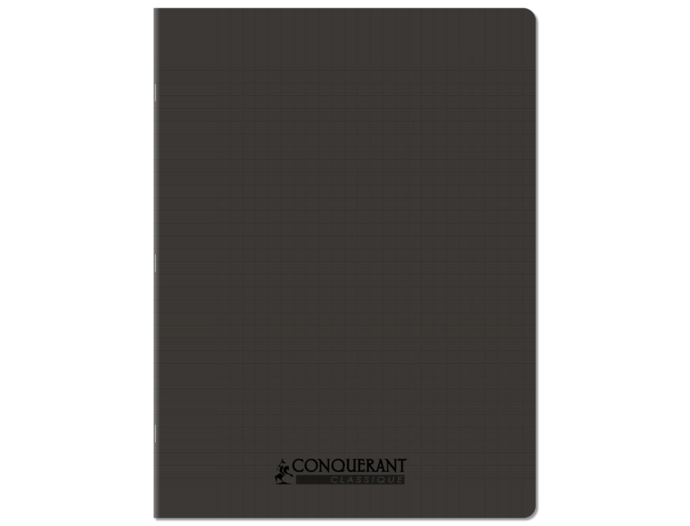 CAHIER CONQUERANT POPLYPROPYLENE INDECHIRABLE   ET LAVABLE PAPIER VELIN EXTRA 24X32 CM 96 PAGES SEYES