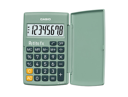 CALCULATRICE CASIO SCIENTIFIQUE FX4 GRAND ÉCRAN SPÉCIAL ENFANTS MÉMOIRE 120X75X10.7MM 70G COLORIS VERT   CSBTSPFXV