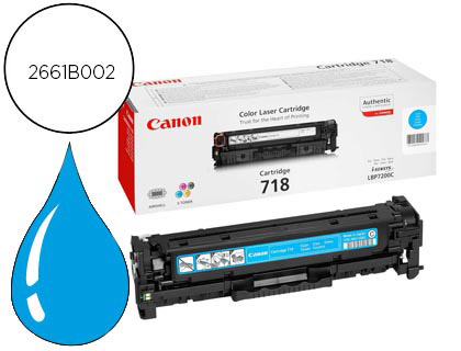 TONER LASER CANON 2661B002 COULEUR CYAN 2900P