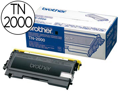 TONER LASER BROTHER TN2000 COULEUR NOIR 2500P