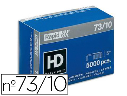 AGRAFE RAPID MODÈLE SUPERSTRONG 73/10 BOÎTE 5000 UNITÉS