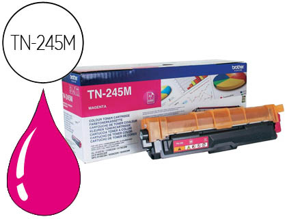 TONER LASER BROTHER TN245M COULEUR MAGENTA HAUTE CAPACITÉ 2200P