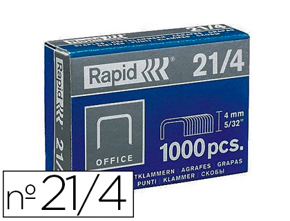 AGRAFE RAPID 21/4 BOÎTE 1000 UNITÉS