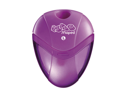 TAILLE-CRAYON MAPED I-GLOO SPÉCIAL GAUCHER RÉSERVOIR 1 USAGE OUVERTURE FACILE SÉCURISÉE COLORIS ASSORTIS