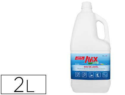 EAU DE JAVEL COLDIS 9 DEGRÉS 2.6% CHLORE ACTIF NETTOIE DÉSODORISE DÉSINFECTE BLANCHIT FLACON 2L