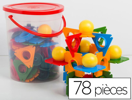 CUBE FUNNY FLO OZ INTERNATIONAL SEAU 78 PIÈCES