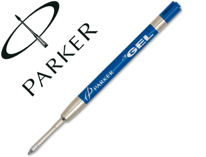 RECHARGE PARKER JOTTER GEL BALL POINTE MOYENNE BLEU