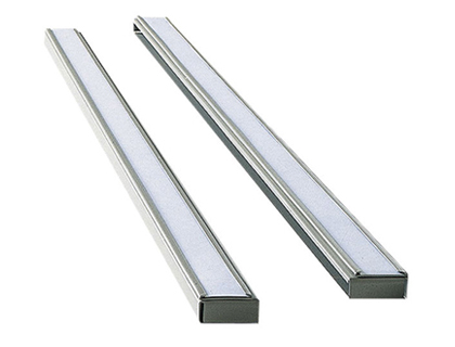 SUPPORT NOBO BANDES FIXES ALUMINIUM ANODISÉ INDICE 15 LONGUEUR 48,1CM PAIRE SUPPORTS HAUTS-BAS