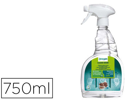 DESODORISANT ENZYMATIQUE CLEANODOR ELIMINE MAUVAISES ODEURS PARFUM MENTHE SPRAY 750ML