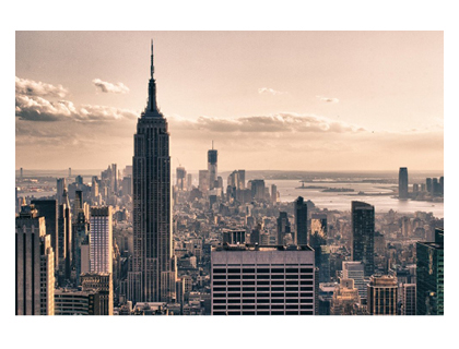CADRE DÉCORATION PAPERFLOW NEW YORK EN HIVER 65X98CM