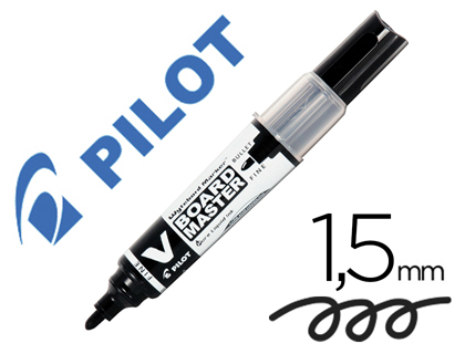 MARQUEUR PILOT V-BOARD TABLEAU BLANC POINTE CONIQUE EFFAÇABLE À SEC ENCRE LIQUIDE BASE ALCOOL COLORIS NOIR