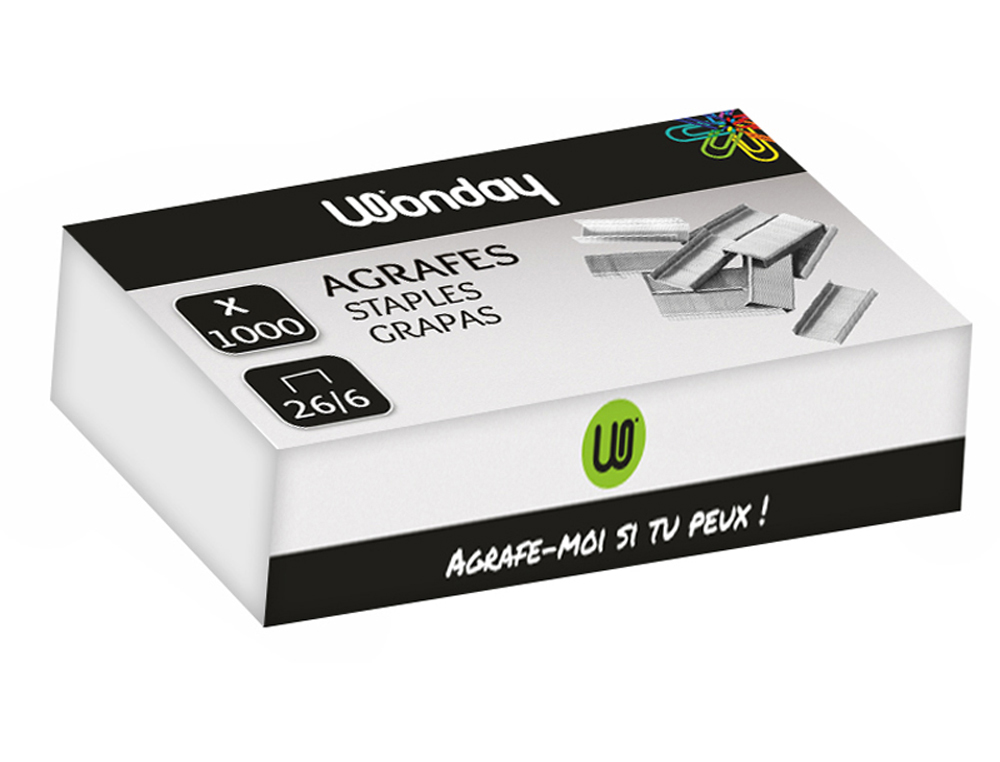 AGRAFE SAFETOOL MODÈLE 26/6 BOÎTE 1000 UNITÉS