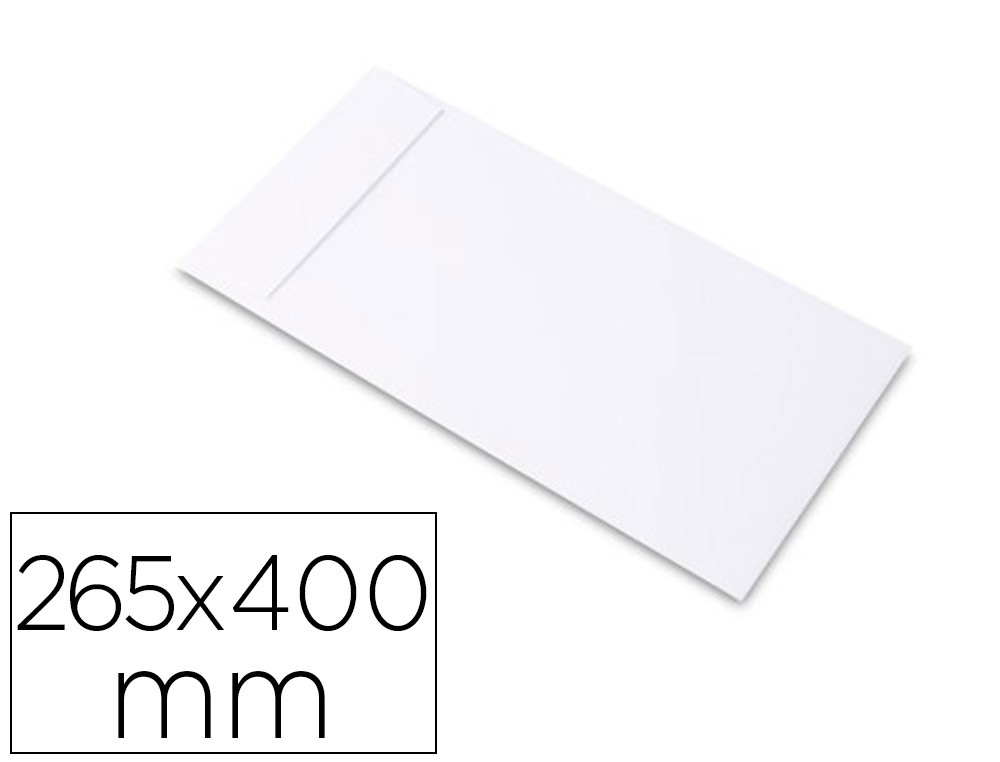POCHETTE ANTALIS PLASTIQUE OPAQUE CO-EXTRUD INDCHIRABLE IMPERMABLE ENVOIS CONFIDENTIELS265X400MM COLORIS BLANC 500U