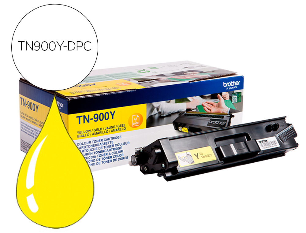 TONER DPC COMPATIBLE BROTHER TN900Y