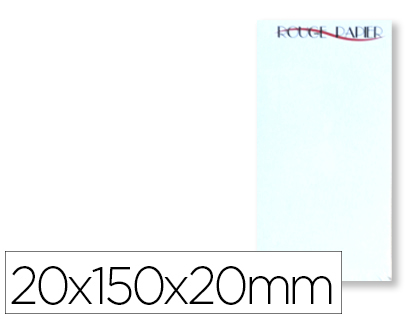 SUPPORT STOP-RAYON GRIPS 20X150X20MM PAQUET 50 UNITÉS