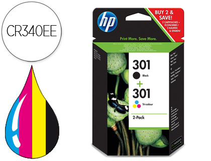 CARTOUCHE HP 301 JET ENCRE DESKJET 10XX J410 15XX 2000   3000 3055A  J611 ENVY 45XX    55XX  OFFICEJET 26XX 46XX