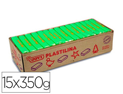 PÂTE À MODELER JOVI PLASTILINA VÉGÉTALE COLORIS VERT CLAIR 350G