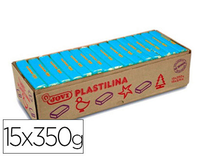 PÂTE À MODELER JOVI PLASTILINA VÉGÉTALE COLORIS BLEU CLAIR 350G