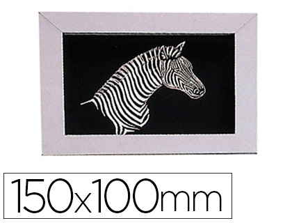 CARTE À GRATTER OZ INTERNATIONAL 15X10CM COLORIS NOIR FOND ARGENT PAQUET 10F