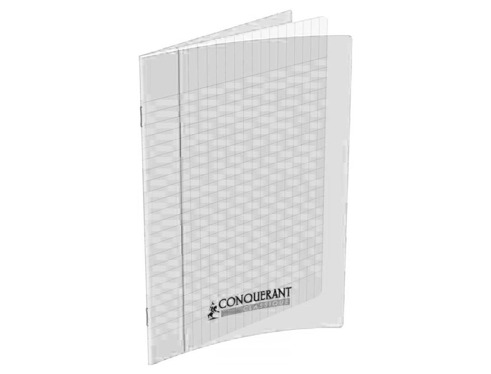 CAHIER CONQURANT POLYPROPYLNE A4+ 24X32CM 140 PAGES 90G SYS INCOLORE