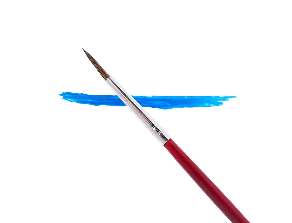 PINCEAU LIDERPAPEL BOIS VIROLE CHROME AQUARELLE N3