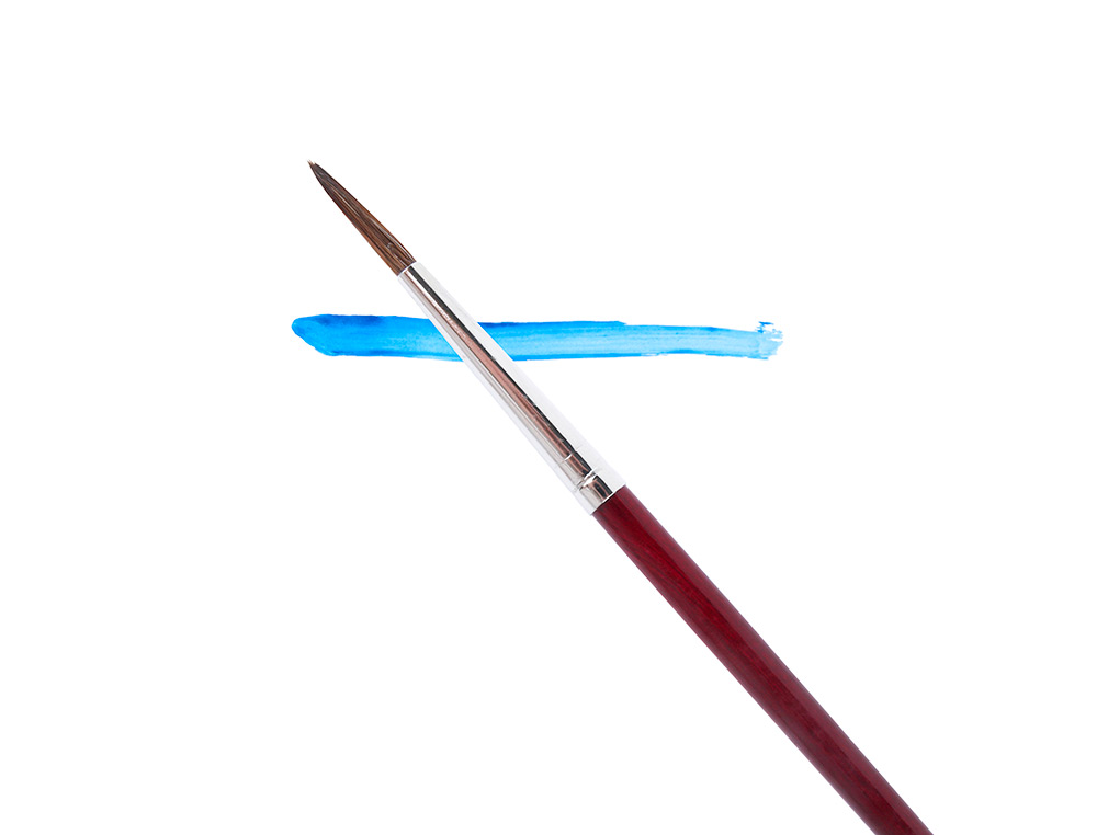 PINCEAU LIDERPAPEL BOIS VIROLE CHROME AQUARELLE N5