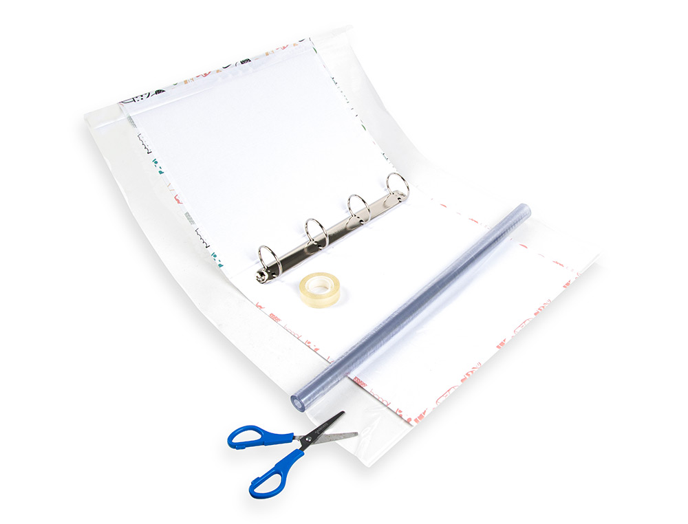 COUVRE-LIVRES LIDERPAPEL PLASTIQUE TRANSPARENT RSISTANT 7/100E ROULEAU 0.35X2M