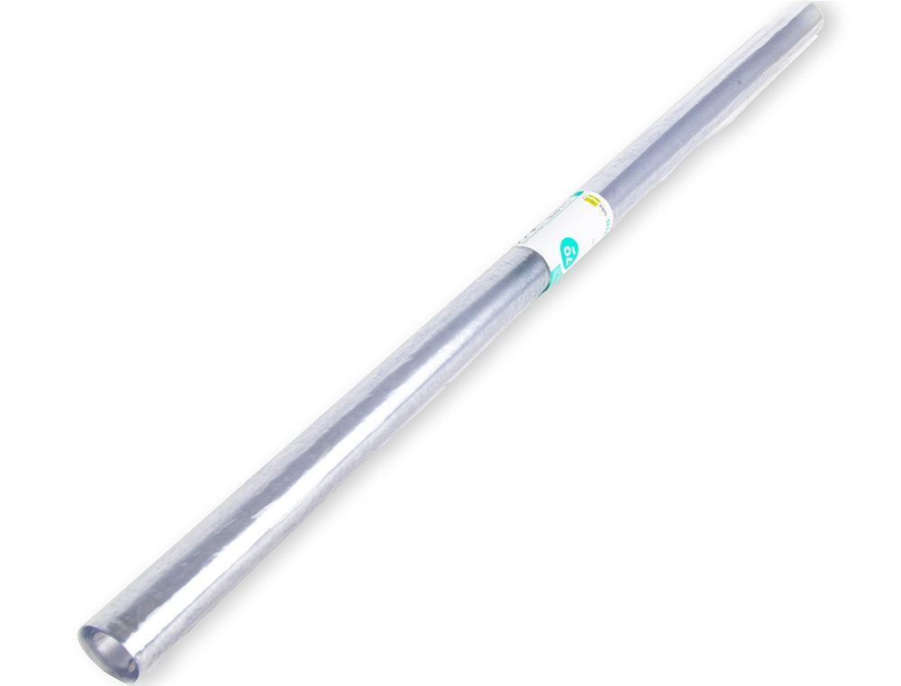 COUVRE-LIVRES LIDERPAPEL PLASTIQUE TRANSPARENT RSISTANT 7/100E ROULEAU 0.45X2M