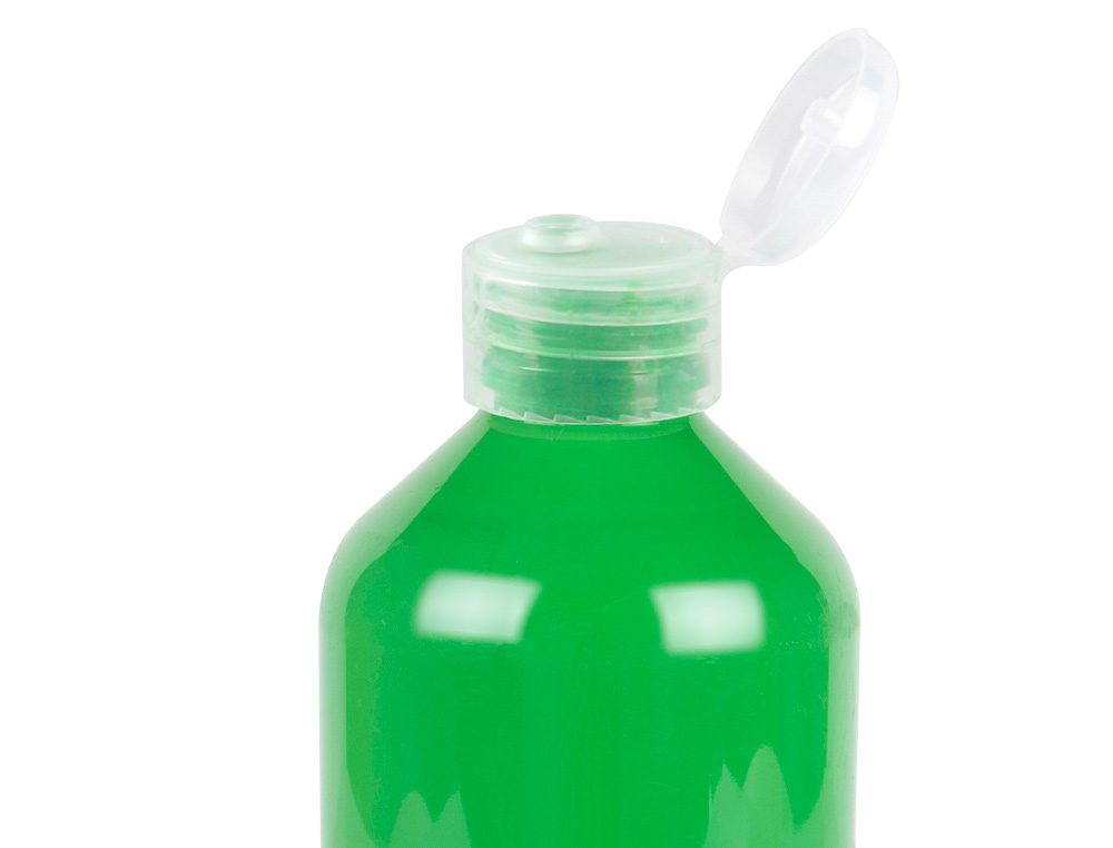GOUACHE DOIGT LIDERPAPEL LIQUIDE LAVABLE BASE EAU      COLORIS VERT FLACON DE 125ML