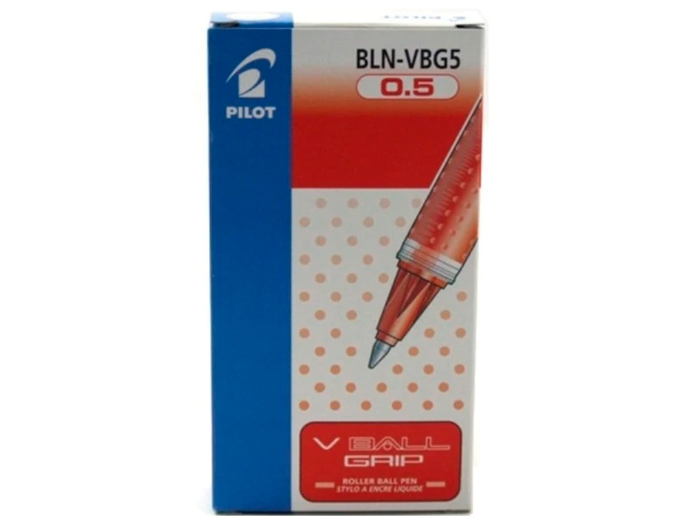 ROLLER PILOT VBALL 5 CRITURE FINE 0.3MM ENCRE LIQUIDE NIVEAU VISIBLE RGULATEUR DBIT CLIP MTAL COLORIS ROUGE