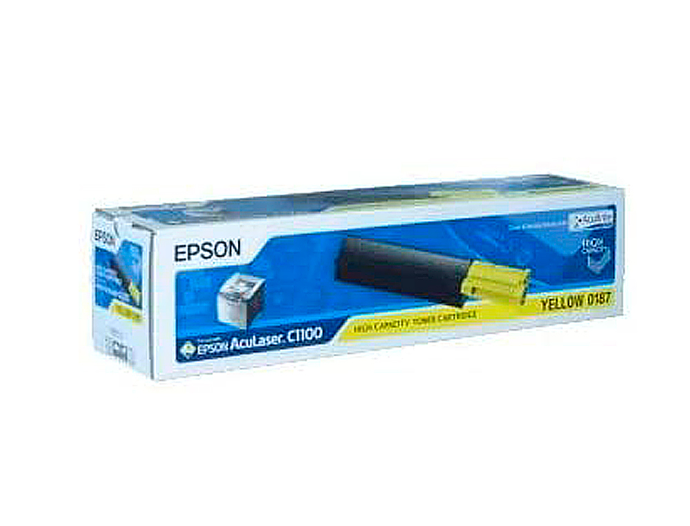 TONER LASER EPSON S050187 C13S050187 COULEUR JAUNE HAUTE CAPACIT 4000P