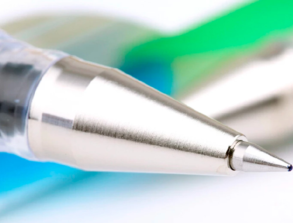 STYLO-BILLE PILOT G1 5 CRITURE FINE 0.3MM ENCRE GEL RECHARGEABLE CORPS TRANSLUCIDE COLORIS BLEU