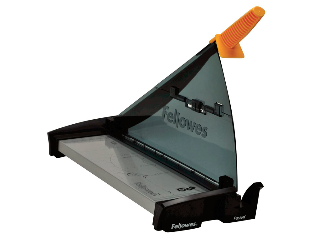 CISAILLE FELLOWES FUSION A3 CAPACIT COUPE 10F PRESSE MANUELLE PROTECTION SAFECUT COUPE RABATTABLE 679X209X65