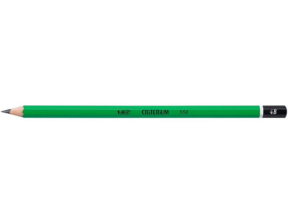 CRAYON GRAPHITE BIC CRITRIUM 550 4B BOIS HEXAGONAL TTE TREMPE BAGUE EXCELLENTE TAILLABILIT