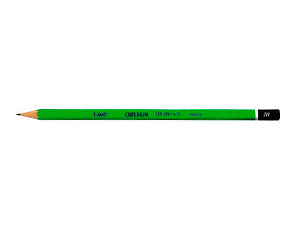CRAYON GRAPHITE BIC CRITRIUM 550 2B BOIS HEXAGONAL TTE TREMPE BAGUE EXCELLENTE TAILLABILIT