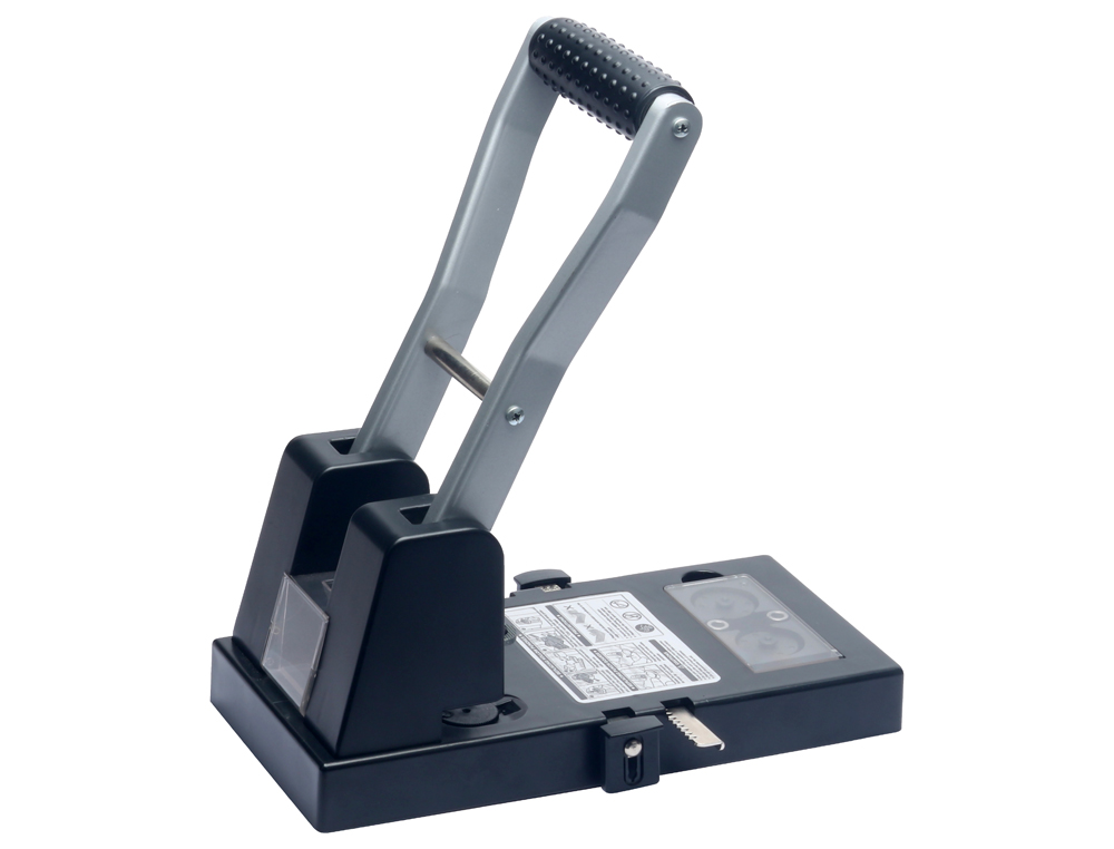 PERFORATEUR Q-CONNECT CAPACITÉ PERFORATION 100F 2 TROUS COLORIS NOIR 129X200X281MM