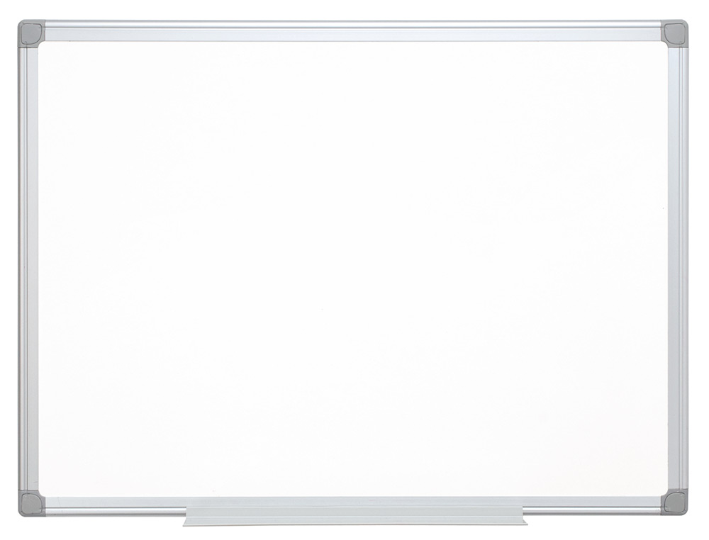 TABLEAU Q-CONNECT LAQUE MAGNETIQUE CADRE ALUMINIUM    IDEAL COLLEGES BUREAUX INCLUS ACCESSOIRES FIXATION MUR