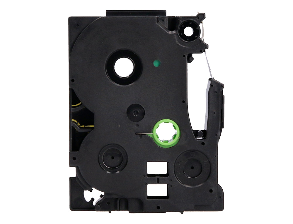 RUBAN TITREUSE Q-CONNECT TZE-631 JAUNE-NOIR 12 MM X 8  MT OZE-631