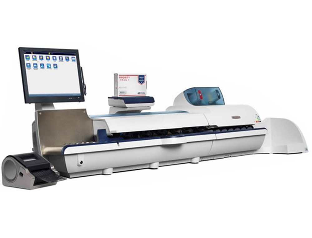 CARTOUCHE COMPATIBLE AVEC PITNEY BOWES HAUTE CAPACITE POUR MACHINE AFFRANCHIR CONNECT + 1000/2000/2200/3200/3500 JAUNE